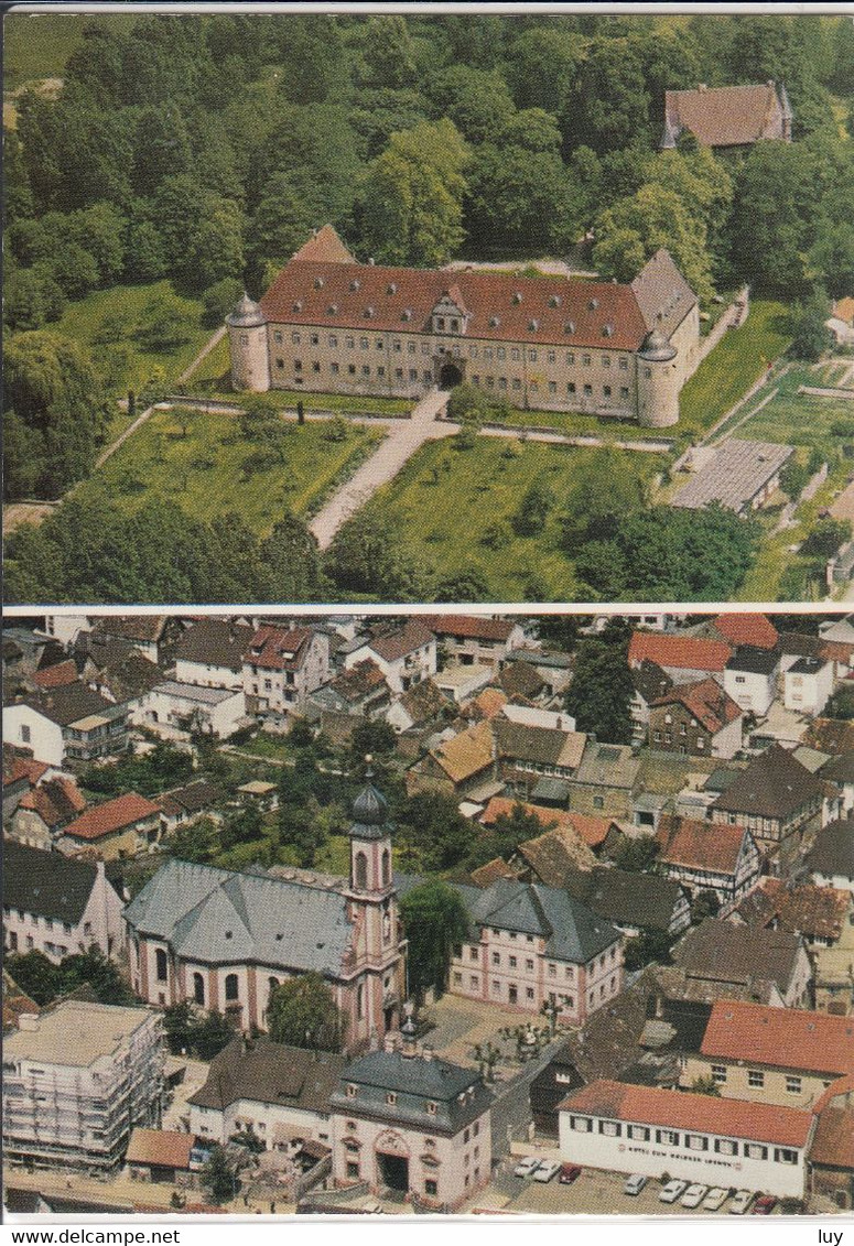 HEUSENSTAMM - Luftbild Von Postschule Schloß Schönborn U. Altstadt M. Pfarrkirche - Heusenstamm