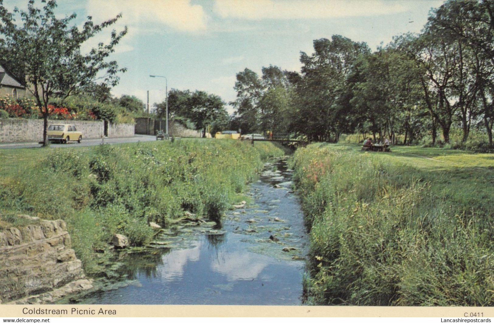 Postcard Coldstream Picnic Area My Ref B14264 - Berwickshire