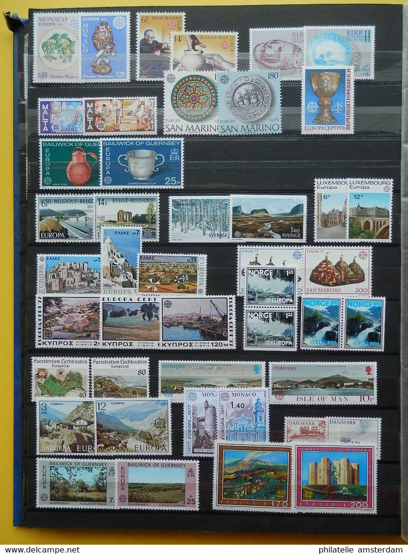 EUROPA CEPT & SYMPATHY ISSUES 1956-1990: MNH collection