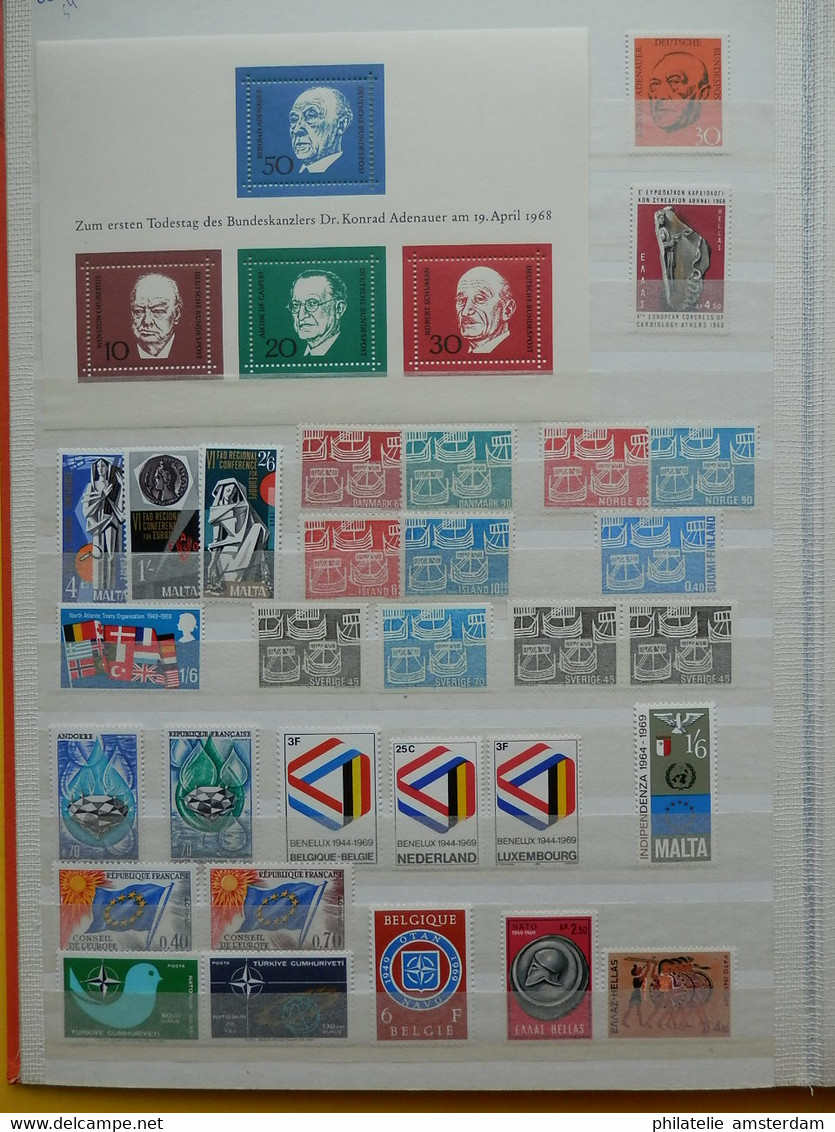 EUROPA CEPT & SYMPATHY ISSUES 1956-1990: MNH collection