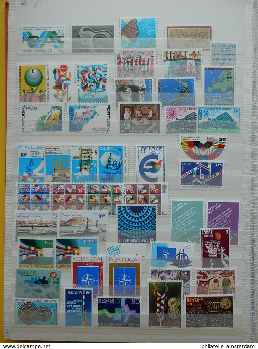 EUROPA CEPT & SYMPATHY ISSUES 1956-1990: MNH collection