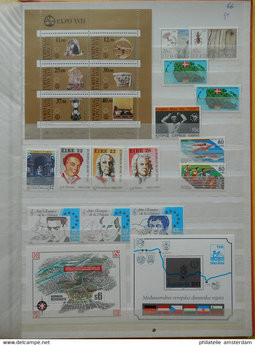 EUROPA CEPT & SYMPATHY ISSUES 1956-1990: MNH collection