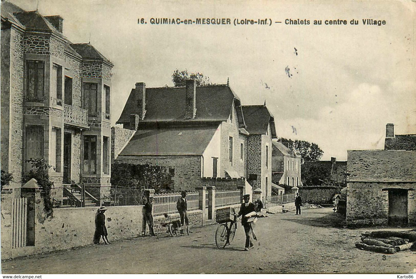 Quimiac En Mesquer * Chalets Au Centre Du Village * Villa * Le Livreur De Journaux à Vélo - Mesquer Quimiac