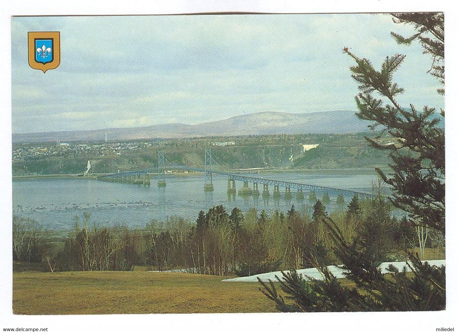 G740 - QUEBEC - Le Pont De L'île D'Orléans Et La Chute Montmorency - Montmorency Falls