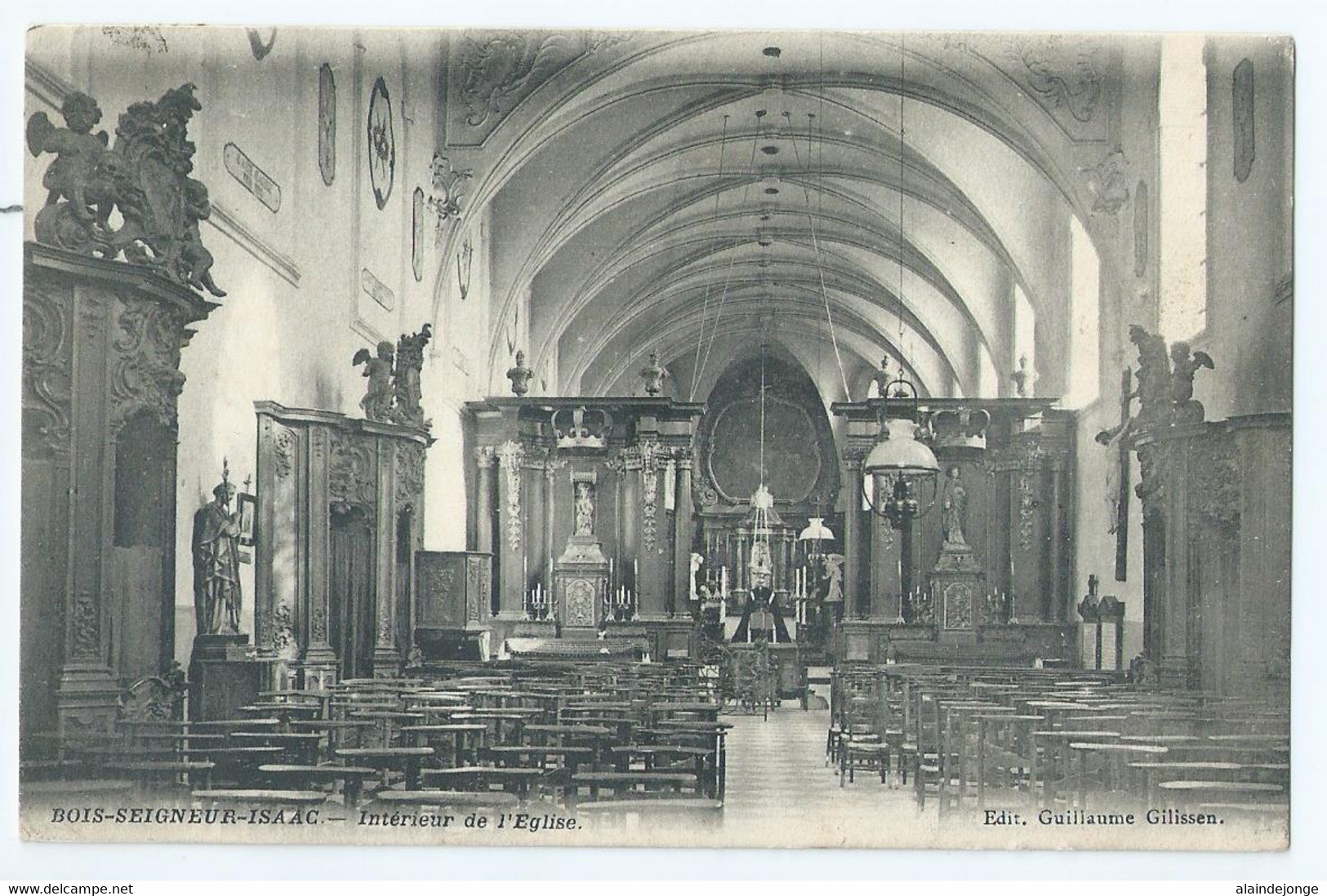 Eigenbrakel - Bois-Seigneur-Isaac - Intérieur De L'Eglise - Edit. Guillaume Gilissen - Eigenbrakel