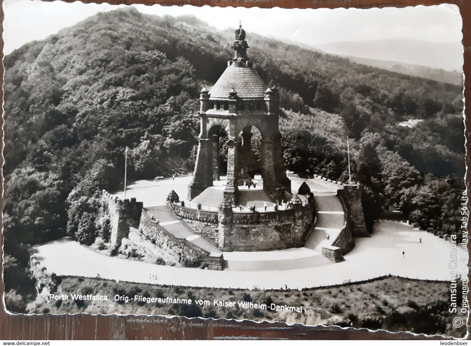 Duitsland - Porta Westfalica - Orig. Fliegeraufnahme Vom Kaiser Wilhelm Denkmal - Nr. 45 - Porta Westfalica