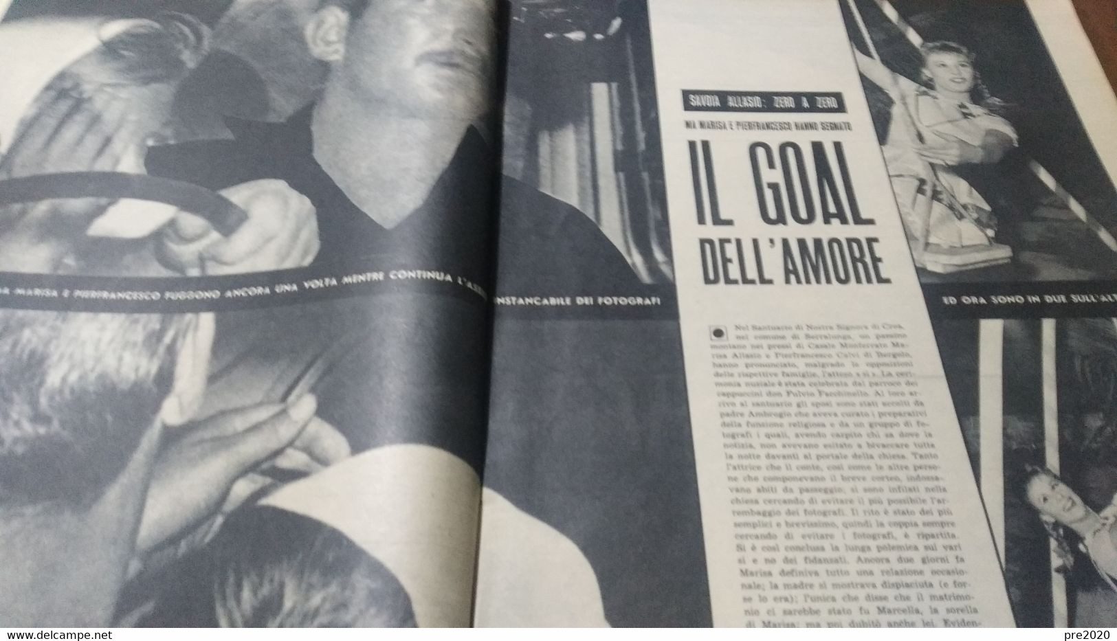 LE ORE 1958 MARISA ALLASIO MARILYN MONROE TENORE FRANCO CORELLI - Otros & Sin Clasificación