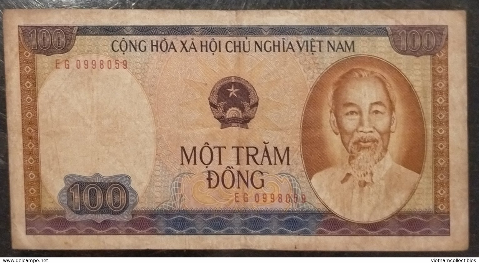 Vietnam Viet Nam 100 Dong VF Banknote Note / Billet 1980-81 -P#88a / 02 Photo - Vietnam