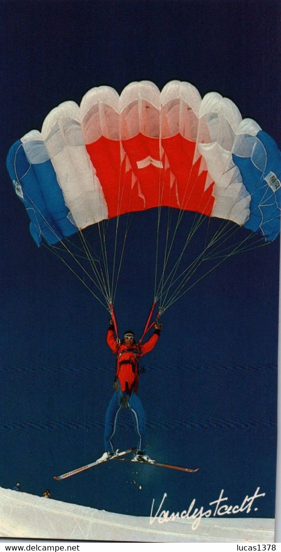 PARASKI  / 1990 Photo Agence The Best Of VANDYSTADT N°3 NUGERON - Parachutisme