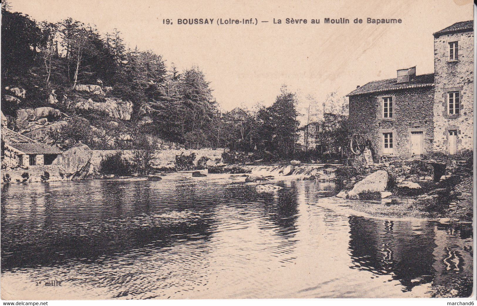 Boussay La Sevre Au Moulin De Bapaume éditeur Chapeau N°19 - Boussay