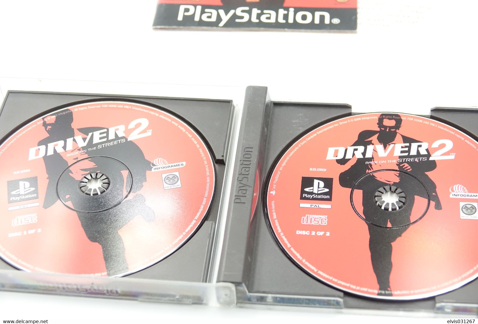 SONY PLAYSTATION ONE PS1 : DRIVER 2 BACK ON THE STREETS 2 Disc - Playstation