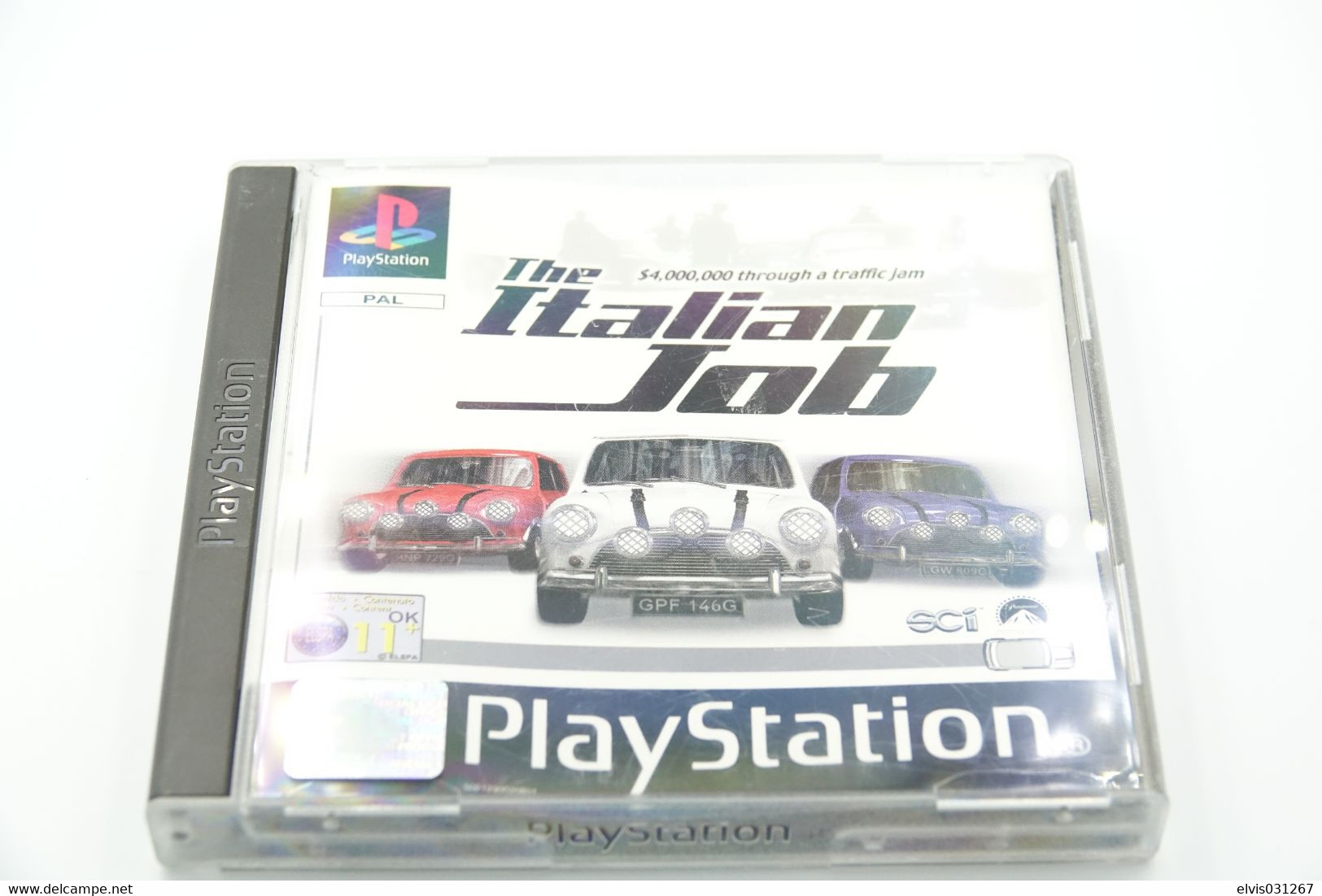 SONY PLAYSTATION ONE PS1 : THE ITALIAN JOB 4000000 THROUGH A TRAFIC JAM - Playstation