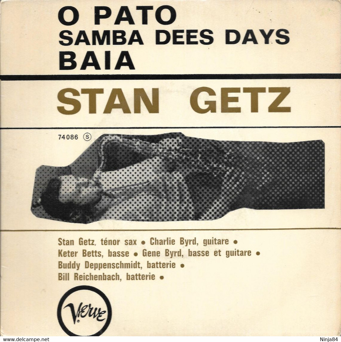 EP 45 RPM (7") Stan Getz  "  O Pato  " - Jazz