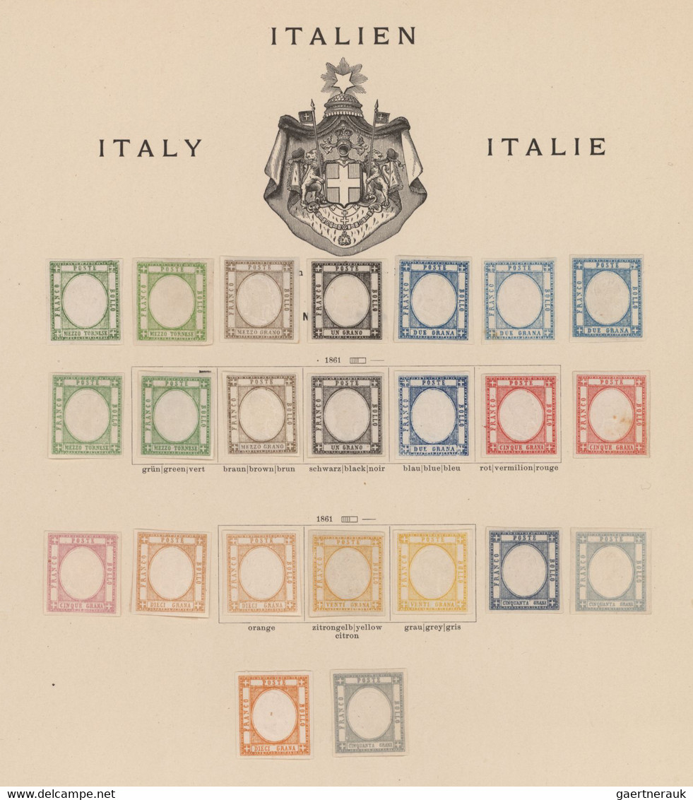 Italien - Altitalienische Staaten: Neapel: 1861, Issue For The Neapolitan Province, A Splendid Mint - Naples