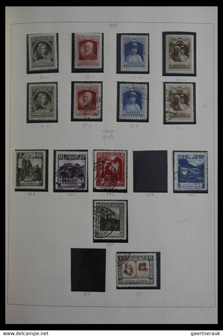 Liechtenstein: 1912-1967. Very Well Filled, MNH, Mint Hinged And Used, Partly Double Collection Liec - Verzamelingen