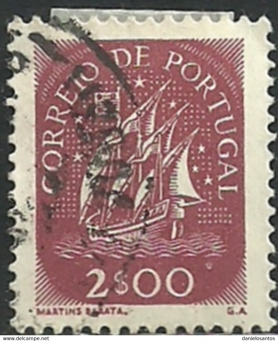 Portugal 1943 Caravela Ancient Sailing Vessel Cancel - Neufs
