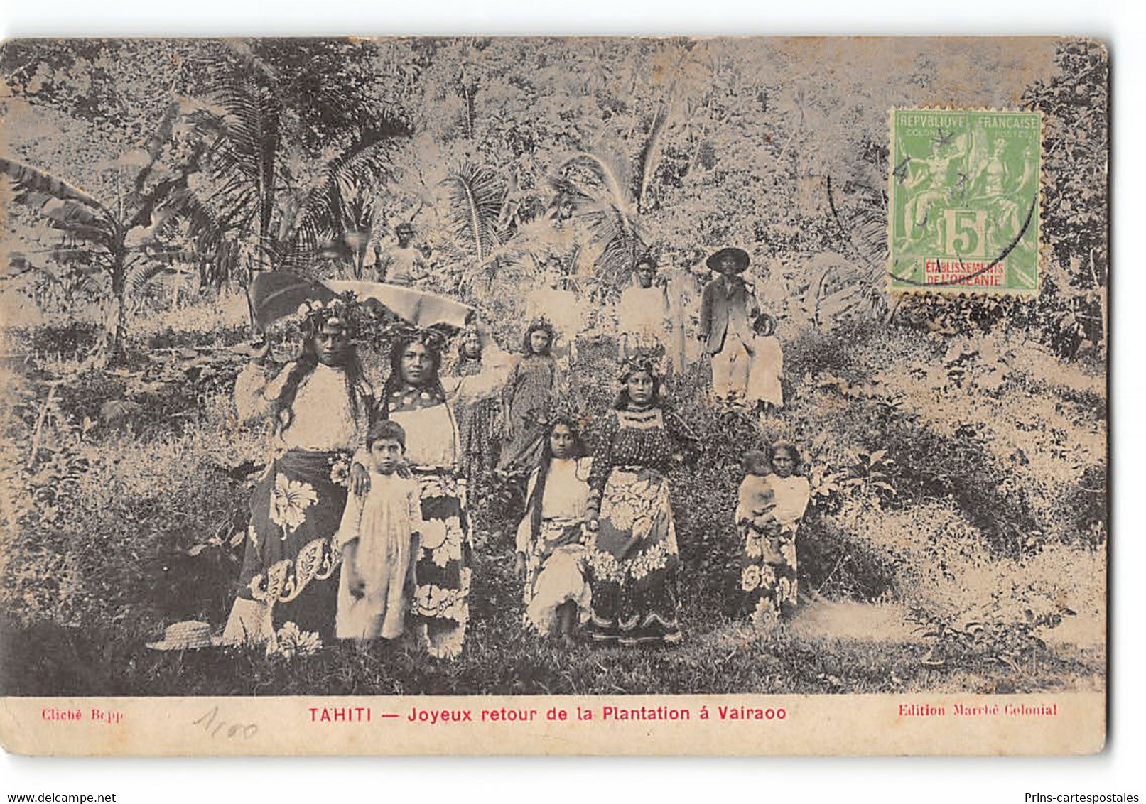 CPA Tahiti Joyeux Retour De La Plantation à Vairaoo - Polynésie Française