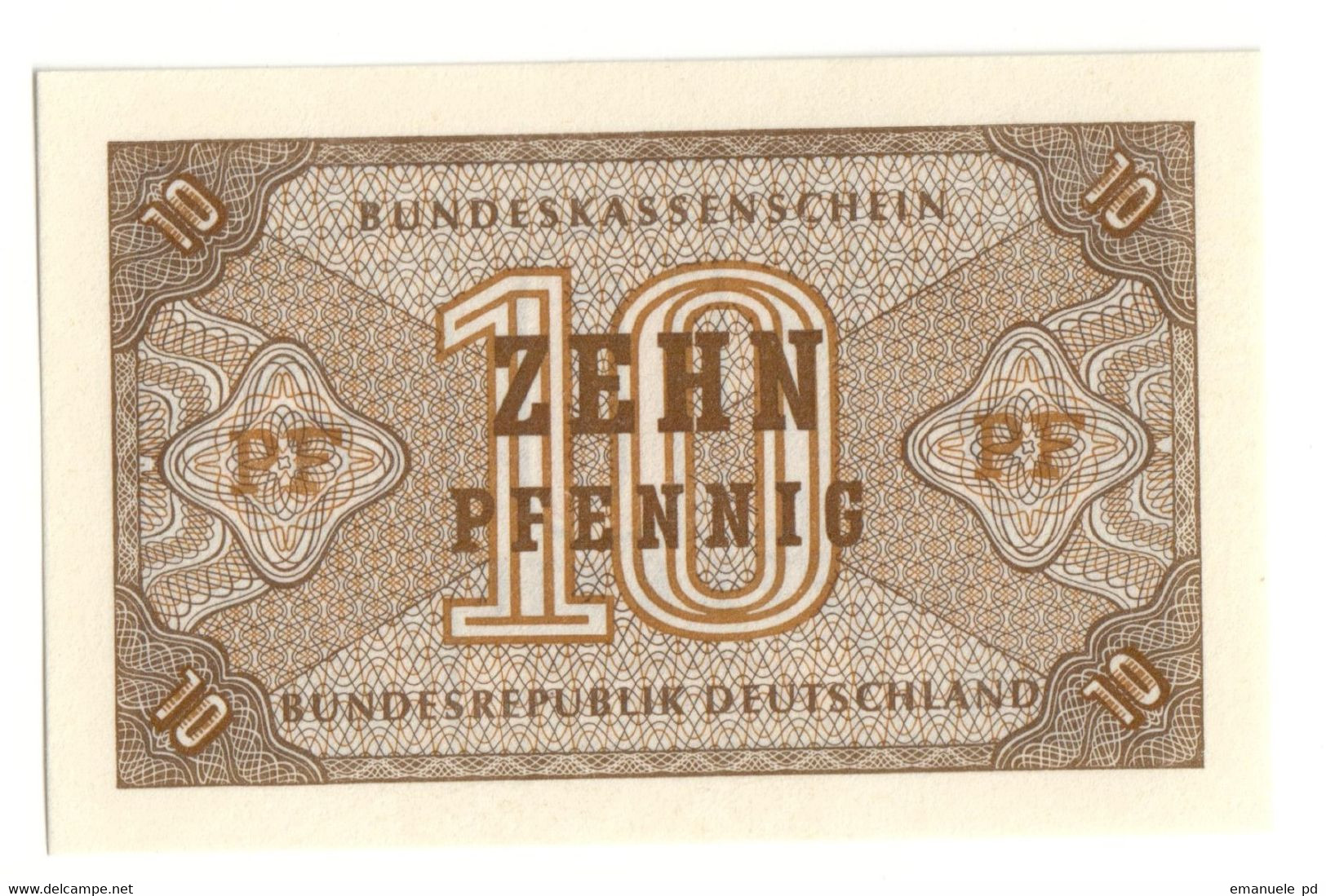 Germany 10 Pfennig 1967 UNC - Autres & Non Classés