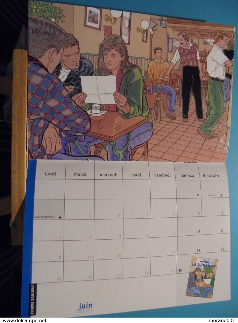 Tito Tendre Banlieue Calendrier 2001  Format Fermé 15 X 21 TTBE - Tendre Banlieue