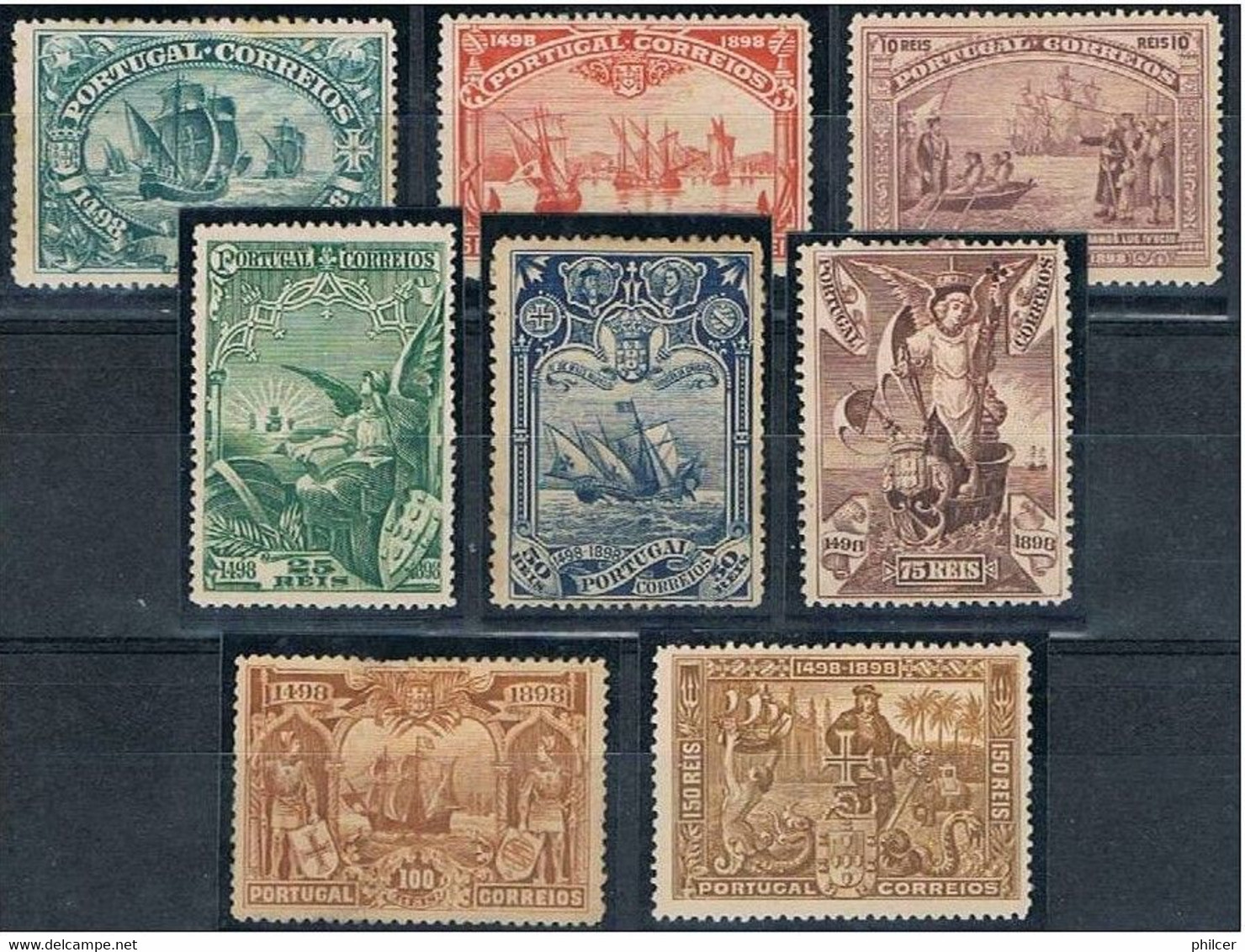 Portugal, 1898, # 148/55, MH - Unused Stamps