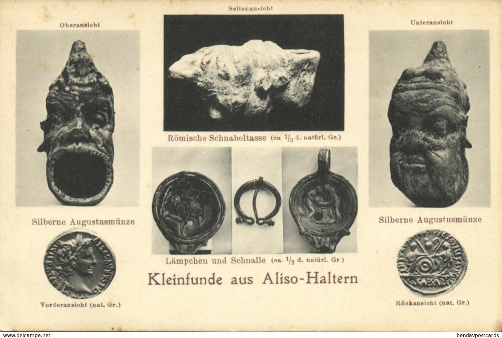 HALTERN, Römische Kleinfunde Aus Aliso (1910s) AK - Haltern