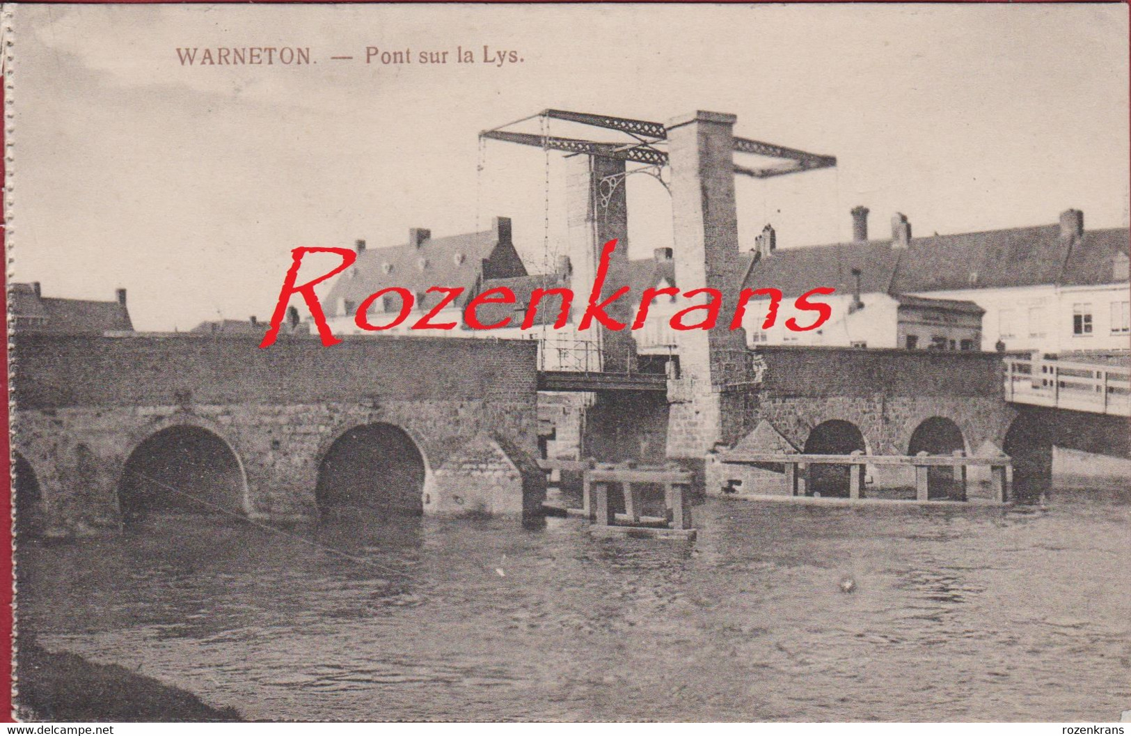 Warneton Pont Sur La Lys Waasten Brug Over De Leie (En Très Bon état) (In Zeer Goede Staat) - Comines-Warneton - Komen-Waasten