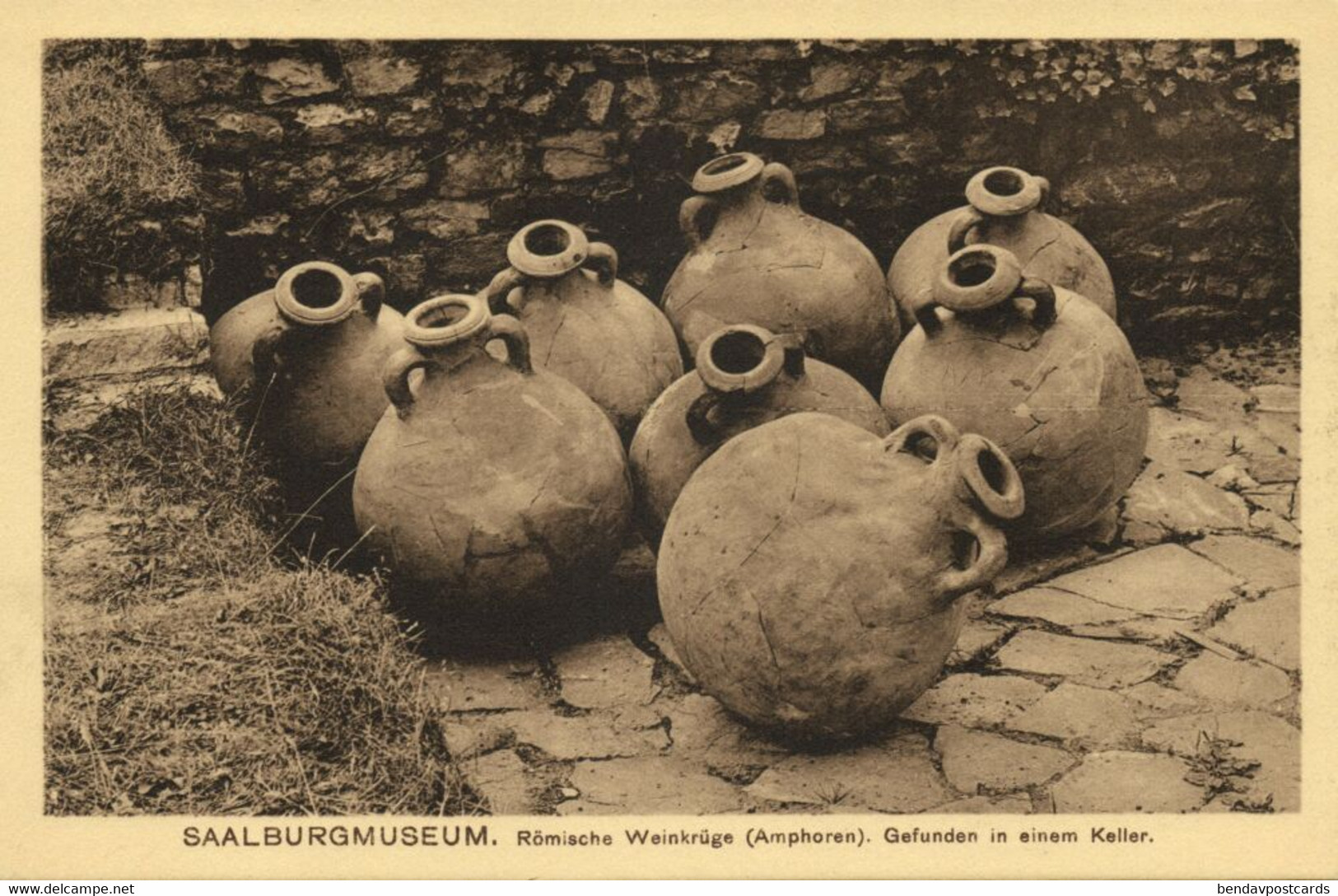 HOMBURG, Saalburgmuseum, Römische Weinkrüge (1920s) AK - Saarpfalz-Kreis