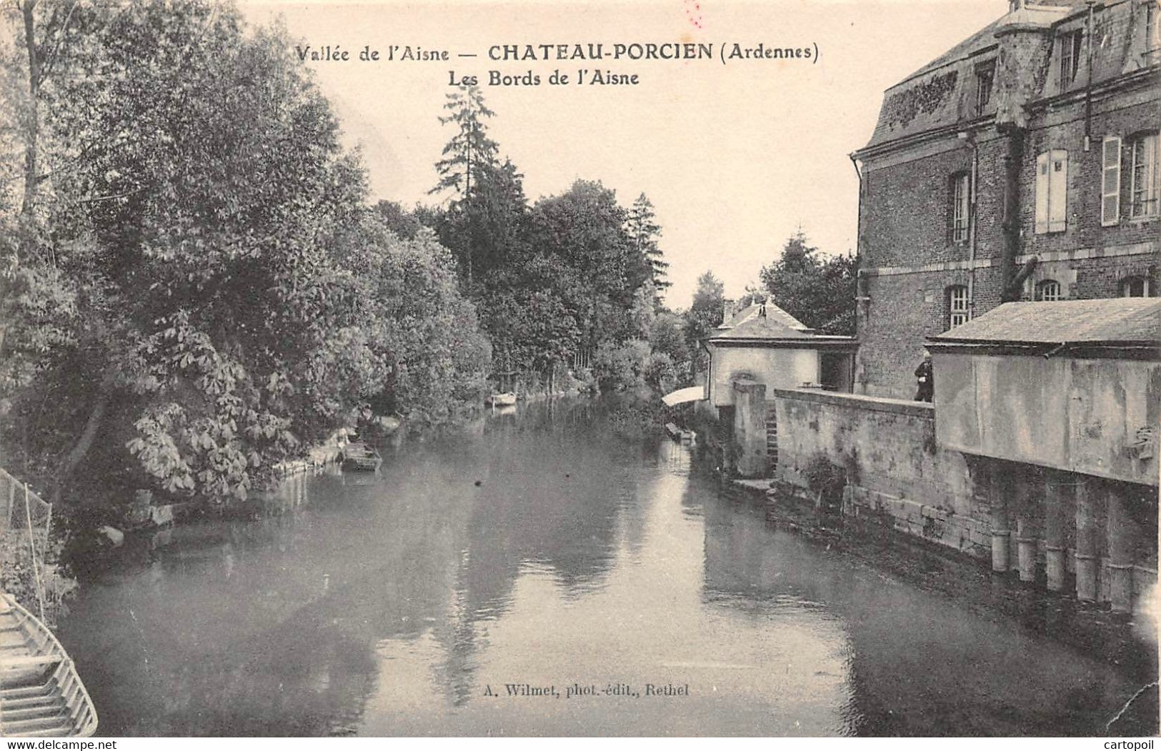 08 - Château-Porcien - Les Bords De L'Aisne - Chateau Porcien