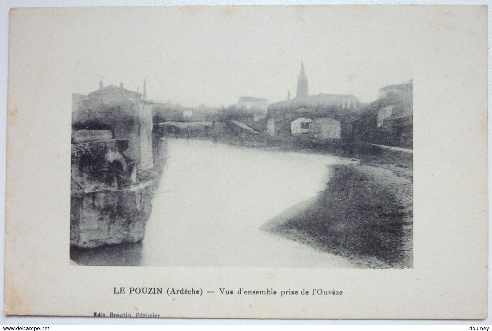 VUE D'ENSEMBLE PRISE DE L'OUVÈZE - LE POUZIN - Le Pouzin