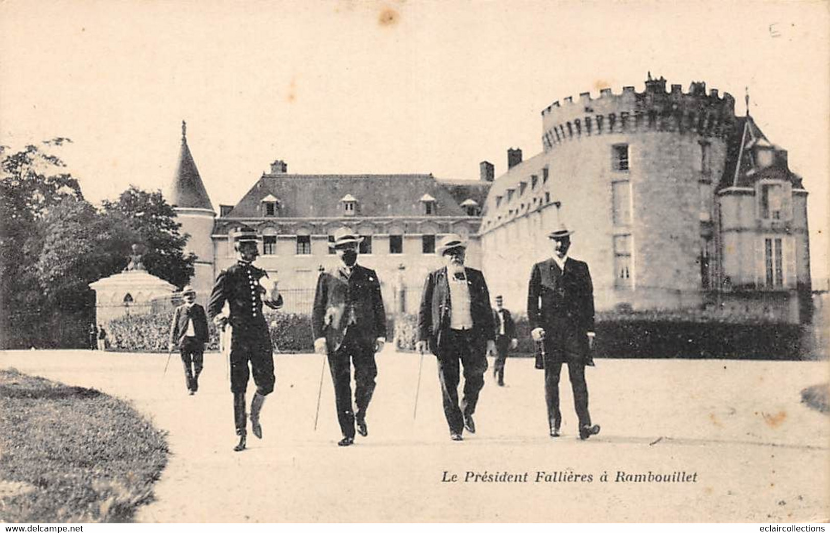 Rambouillet         78        Le Président Fallières En Visite        (voir Scan) - Rambouillet