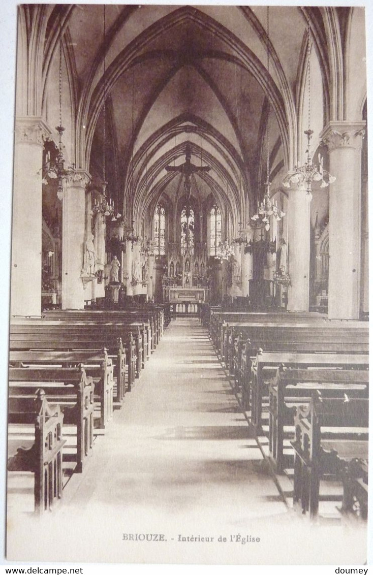 INTÉRIEUR DE L'ÉGLISE - BRIOUZE - Briouze