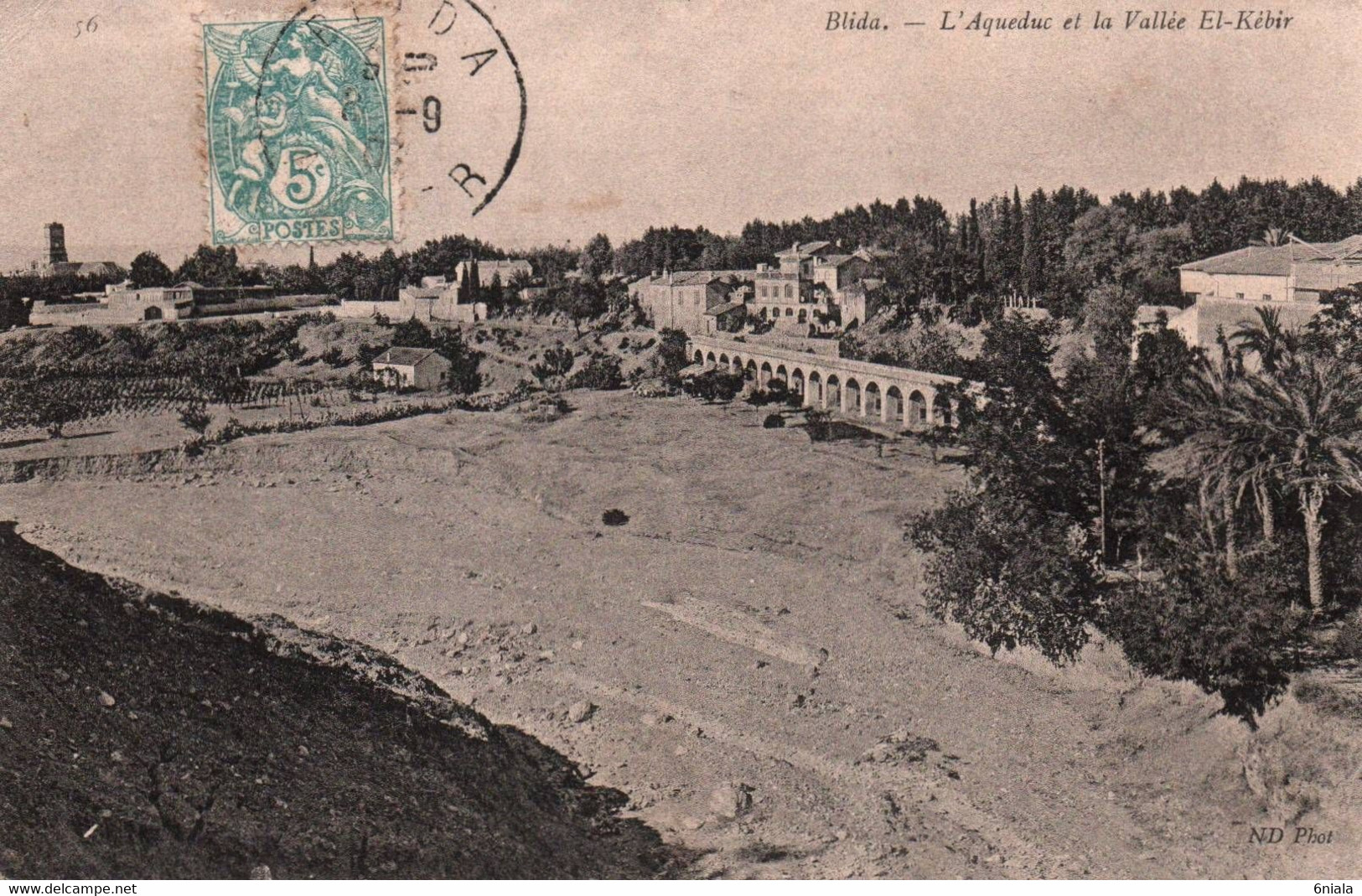 6367 CPA   BLIDA    L Aqueduc  Et La Vallée El Kébir          (scan Recto-verso)  Algérie - Blida