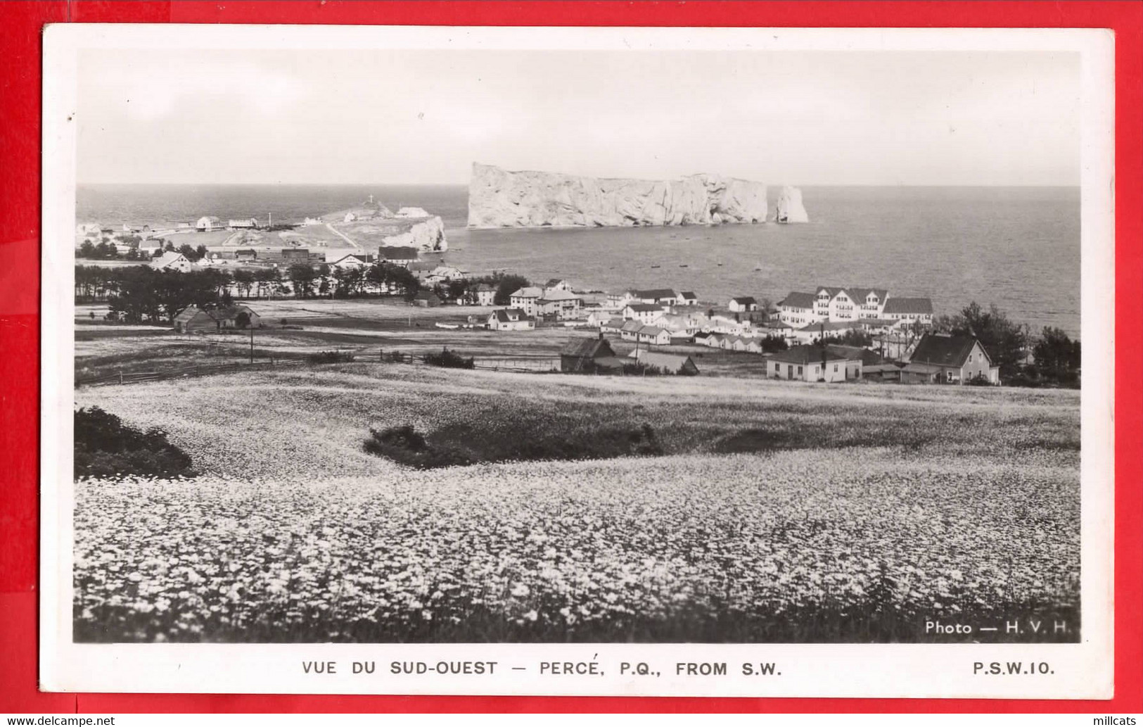 CANADA    PERCE   FROM SW  RP - Percé