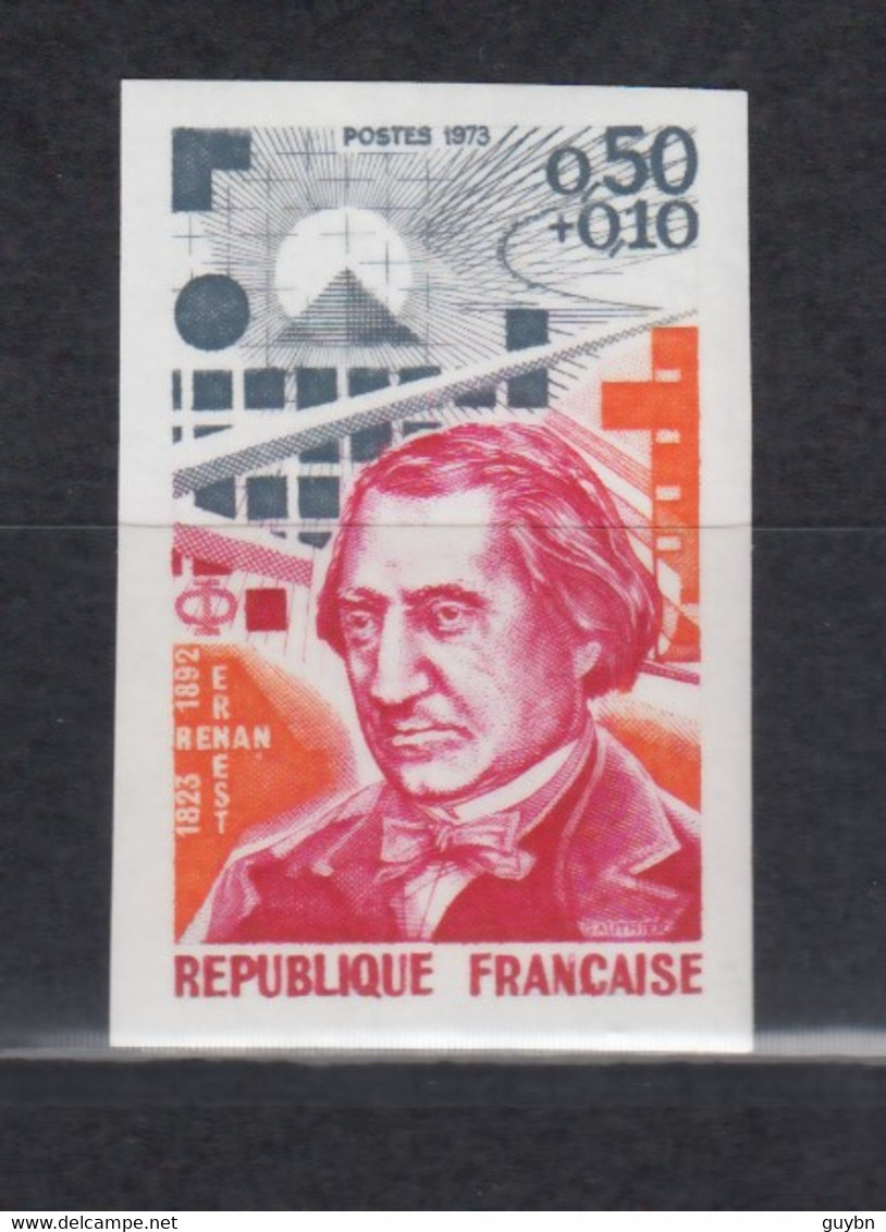 < France Non Dentelé YT 1745 ** .. Ernest Renan écrivain .. Super .. MNH - 1971-1980