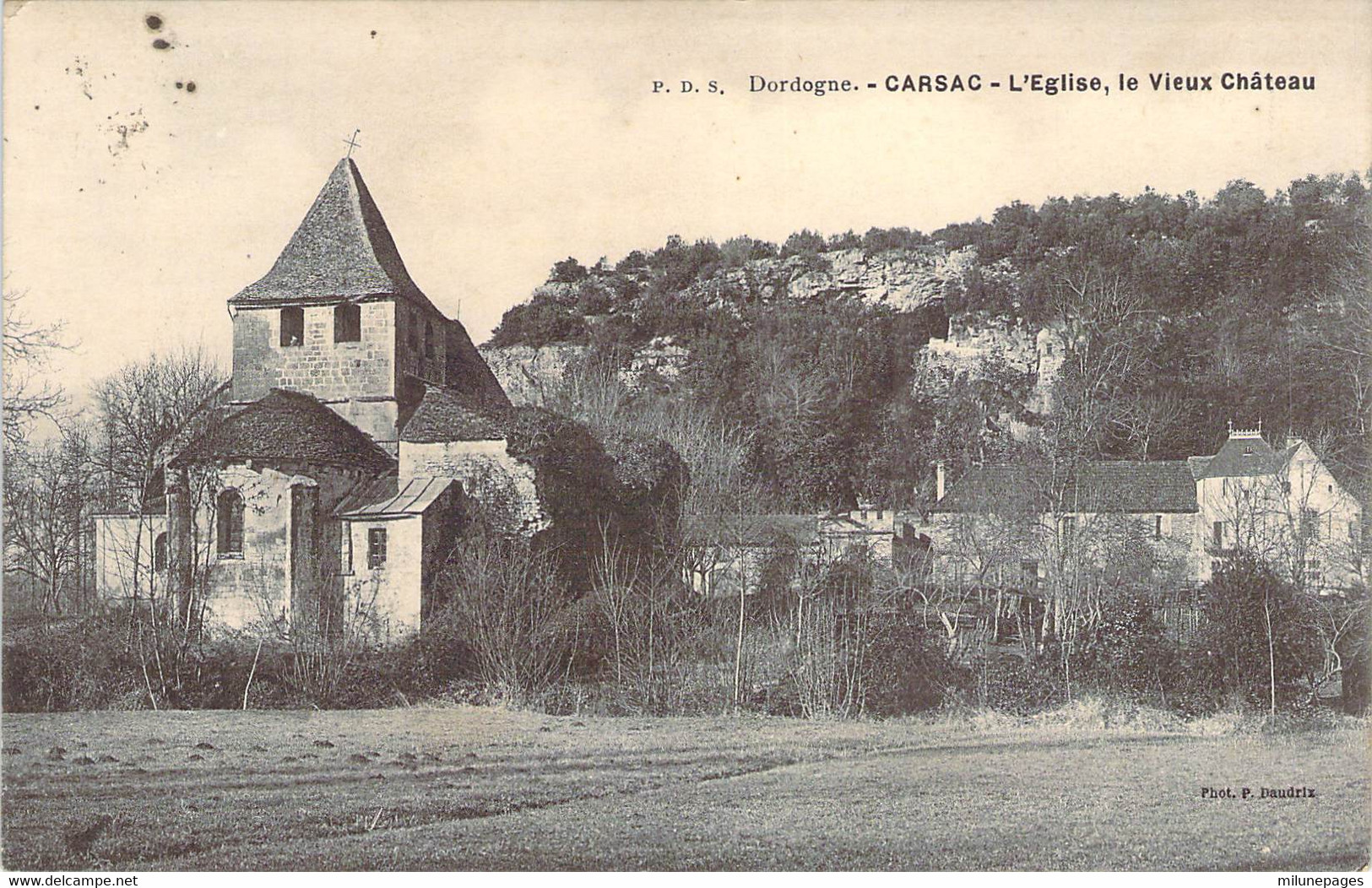 24 DORDOGNE L'Eglise Et Le Vieux Chateau De CARSAC - Altri & Non Classificati