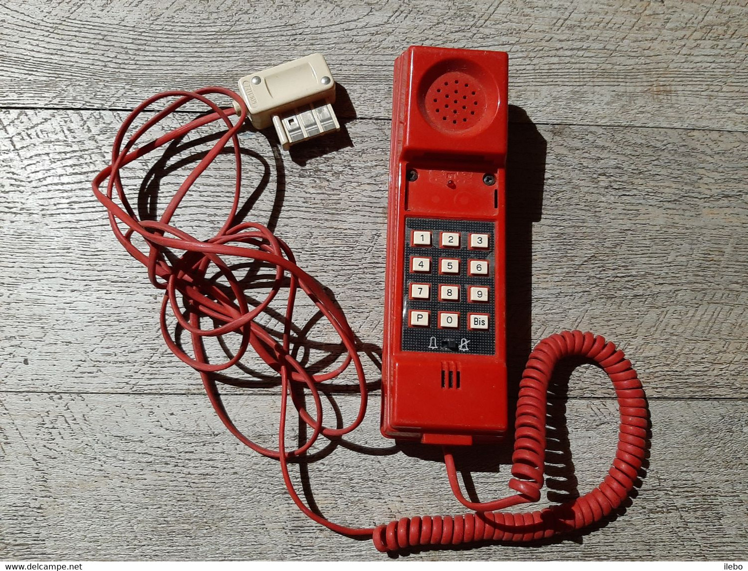 Téléphone à Cadran Vintage Avec Prise - Telefoontechniek