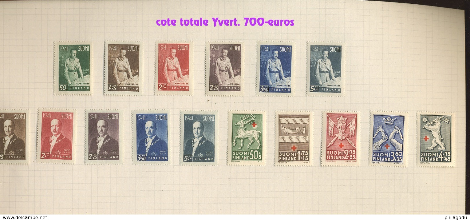 Collection République Jusque 1942.  Yvert 700-euros. Belle Qualité *. Mostly Mint L.H. Un Bon Départ - Sammlungen