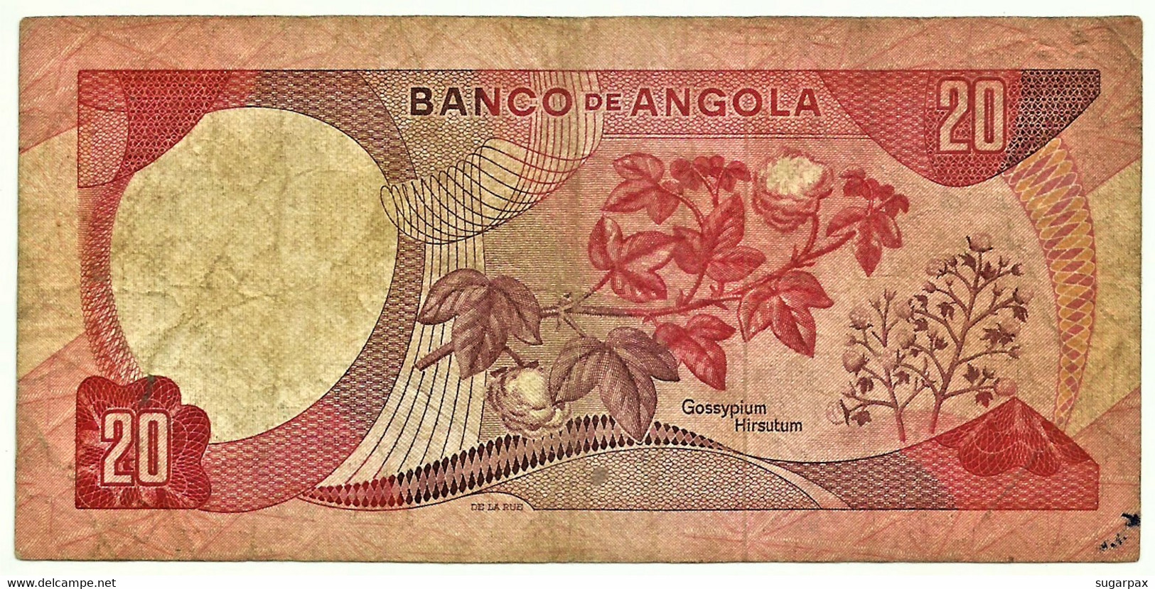 Angola - 20 Escudos - 24.11.1972 - Pick 99 - Série NG - Marechal Carmona - PORTUGAL - Angola