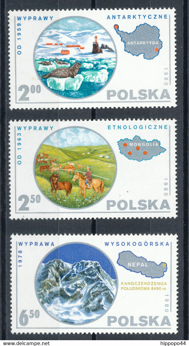 1980 Pologne, Y&T N°2503-2506-2507 Neufs - Other & Unclassified