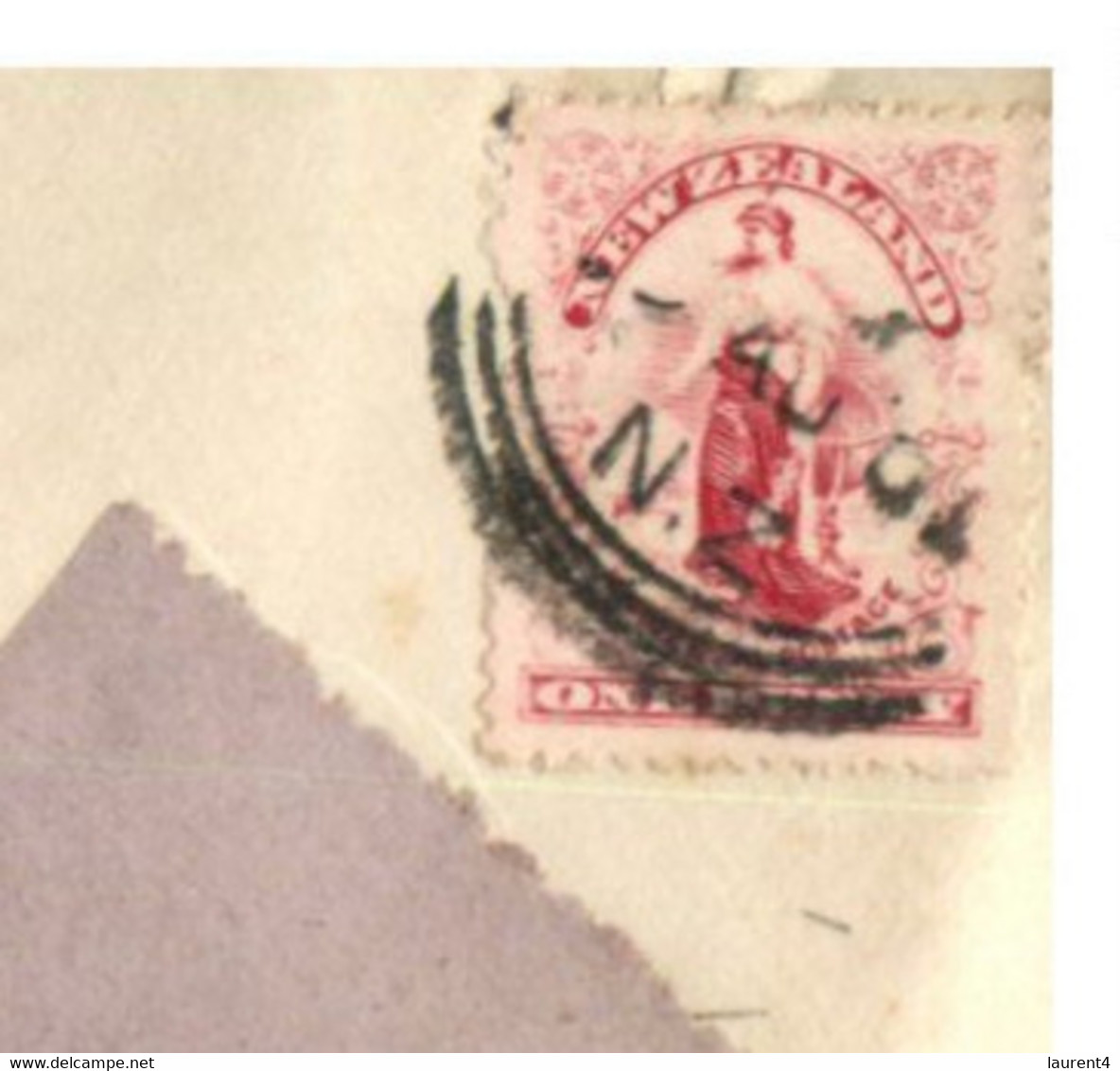 (HH 11) VERY OLD - New Zealand Letter Posted To Tasmania - 1903 - Briefe U. Dokumente