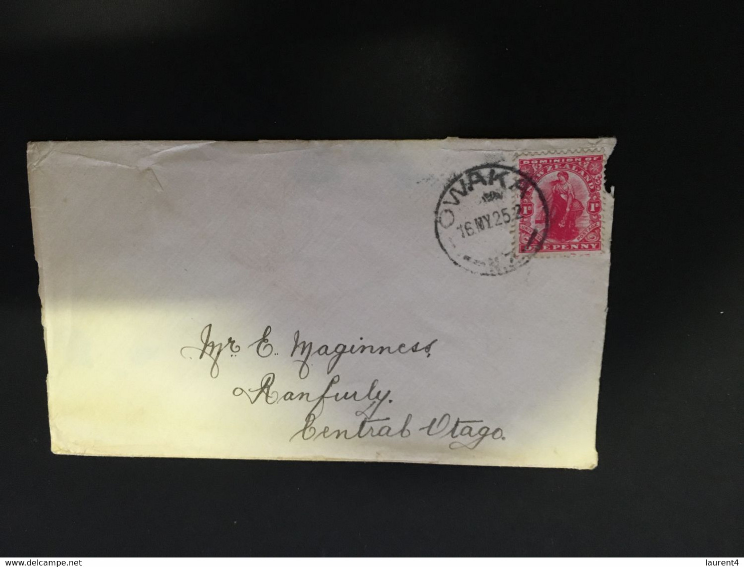 (HH 11) VERY OLD - New Zealand Letter Posted To Tasmania - 1903 - Brieven En Documenten