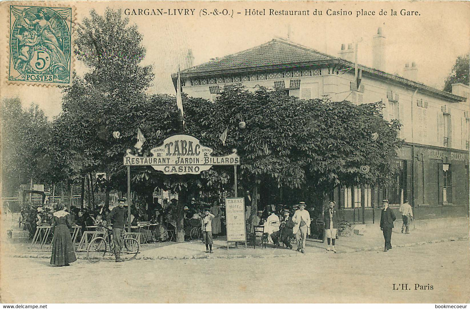 GARGAN LIVRY (SetO) HOTEL RESTAURANT DU CASINO PLACE DE LA GARE - Livry Gargan