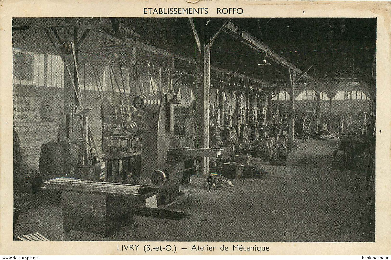 LIVRY (SetO)ATELIER DE MECANIQUE ETABLISSEMENTS ROFFO - Livry Gargan