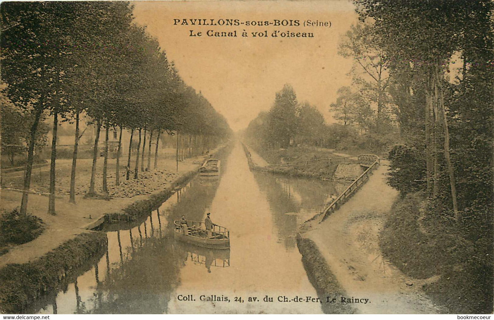 PAVILLONS SOUS BOIS( Seine) LE CANAL A VOL D'OISEAU - Les Pavillons Sous Bois