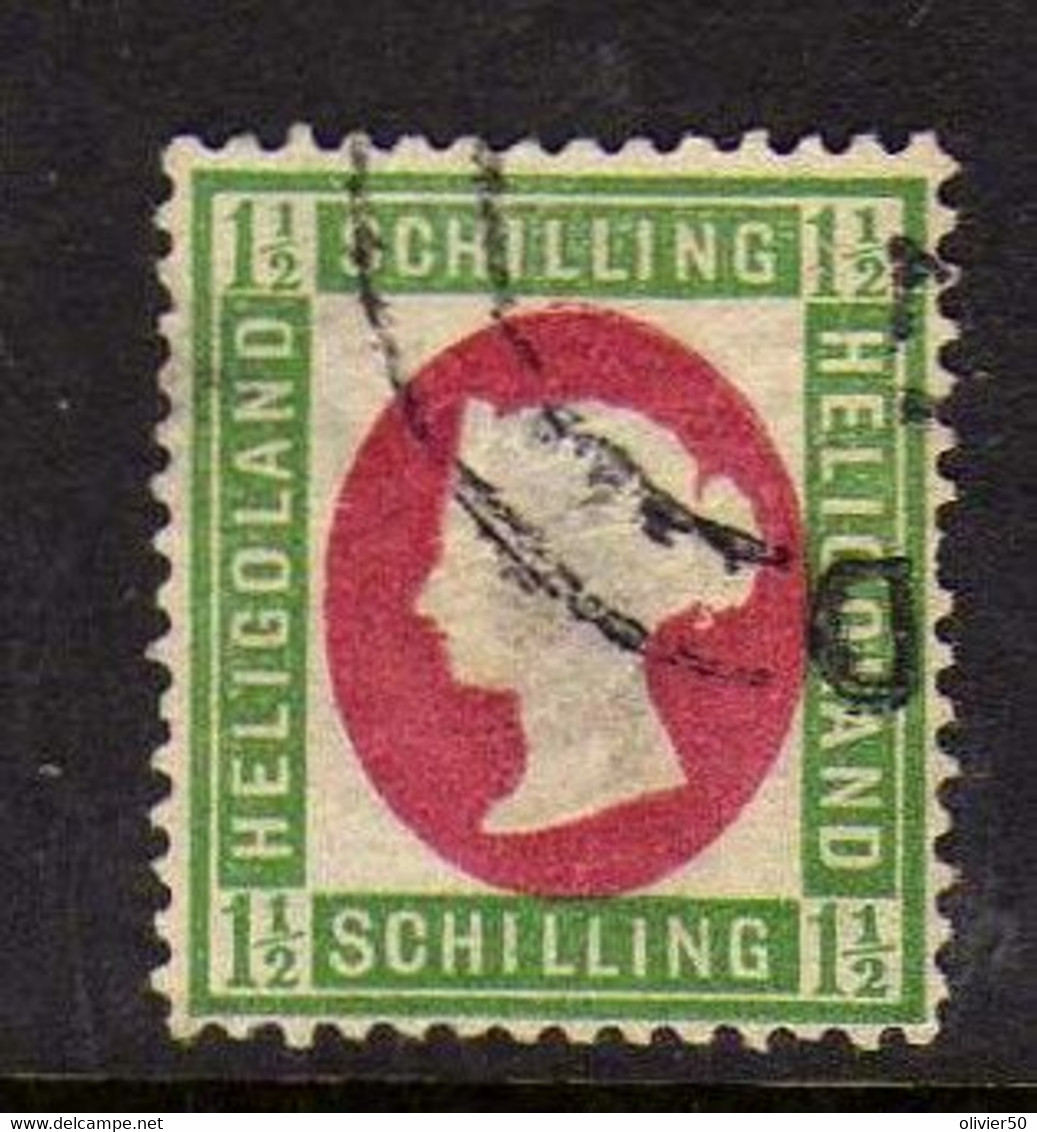 Heligoland (1869-74) -  1 S. 1/2 . Victoria -  Oblitere - Heligoland (1867-1890)