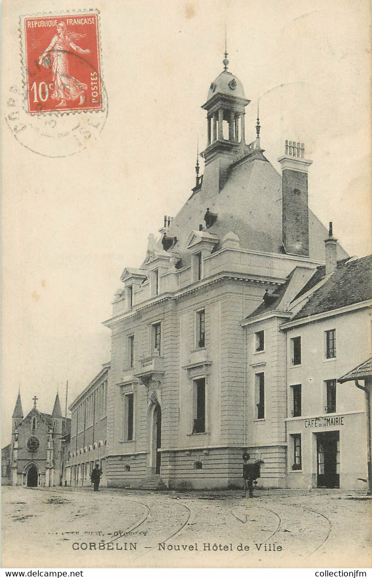 CPA FRANCE 38 " Corbelin, Nouvel Hôtel De Ville" - Corbelin