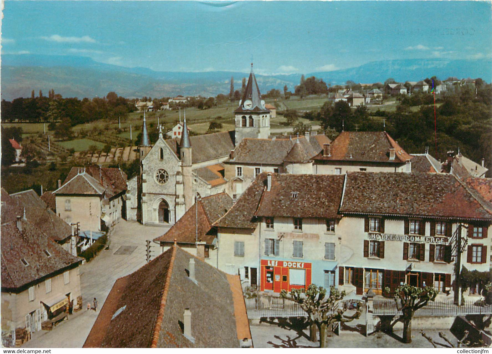 CPSM FRANCE 38 " Corbelin, Un Coin Du Village" - Corbelin