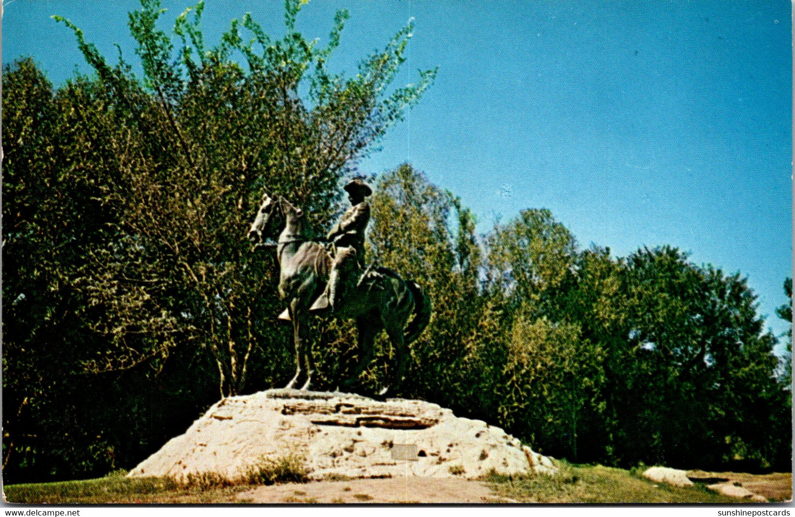 North Dakota Minot Roosevelt Park Theodore Roosevelt Rough Rider Statue - Minot