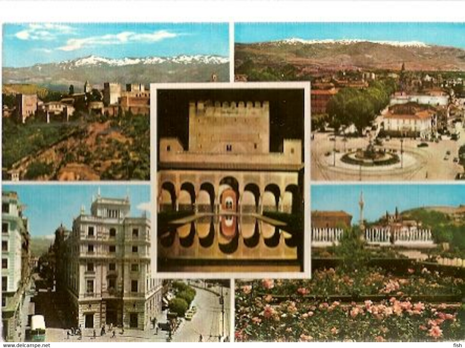 Spain  & Circulado, Granada Multi, Castelo De Vide Portugal 1969 (1373) - Monuments