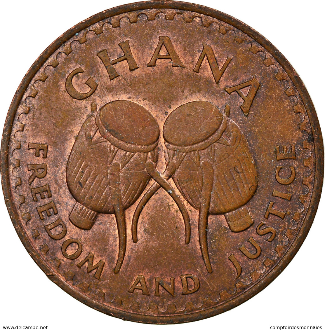 Monnaie, Ghana, Pesewa, 1967, TTB, Bronze, KM:13 - Ghana